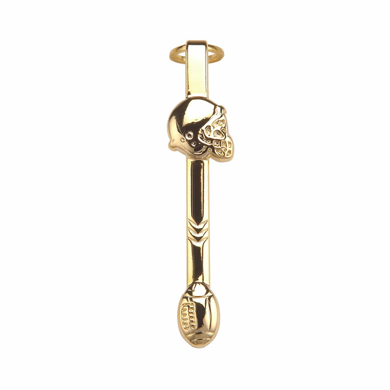 Pen Clip for 7 mm Pens - Style:Football - Finish:Gold